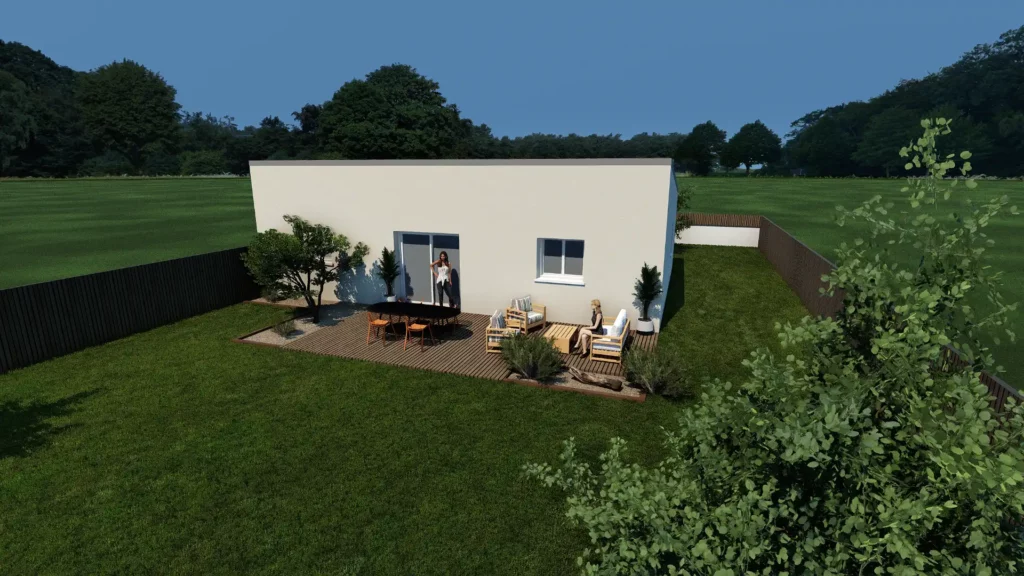 maison contemporaine Épure V2 perspective 2