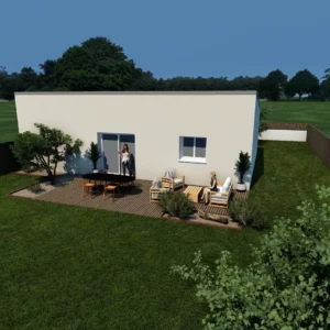 maison contemporaine Épure V2 perspective 2