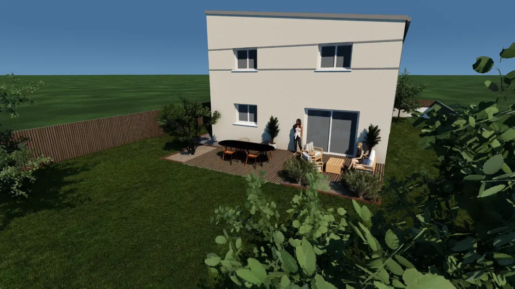 maison contemporaine Altéa V1 perspective 1