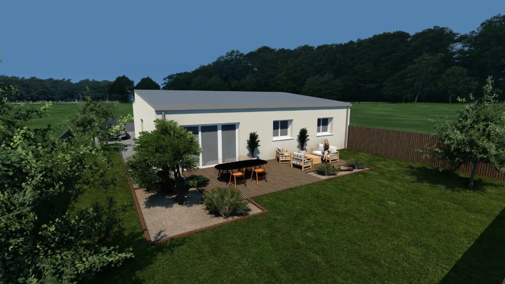 maison contemporaine Céleste V1 perspective 2