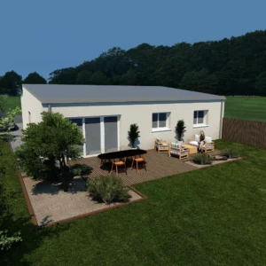 maison contemporaine Céleste V1 perspective 2