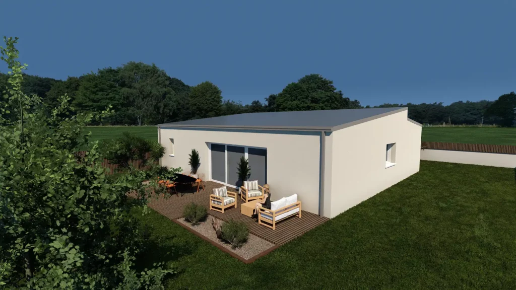 maison contemporaine Odyssée perspective 2