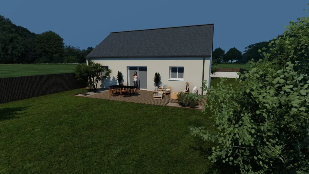 maison traditionnelle Origine V2 perspective 2