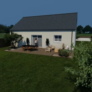 maison traditionnelle Origine V2 perspective 2