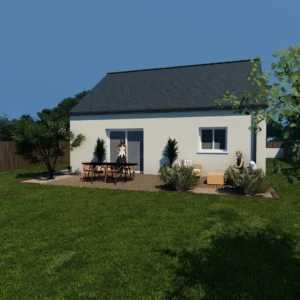 maison traditionnelle Origine V1 perspective 1