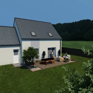 maison traditionnelle Axis V2 perspective 2