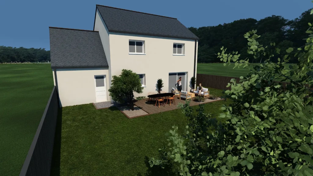 maison traditionnelle Altéa V2 perspective 2