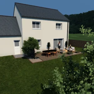 maison traditionnelle Altéa V2 perspective 2