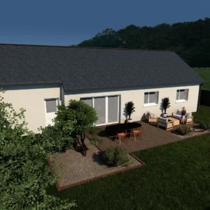 maison traditionnelle Céleste V2 perspective 2