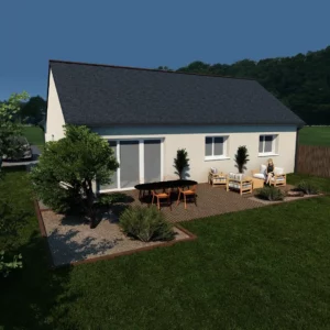 maison traditionnelle Céleste V1 perspective 2