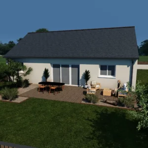 maison traditionnelle Odyssée perspective 1