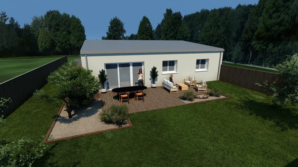 maison contemporaine Celeste perspective 2