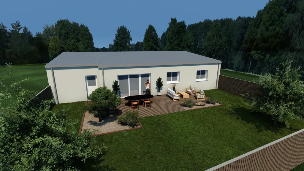 maison contemporaine Celeste+ perspective 2