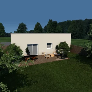 maison contemporaine Epure perspective 2