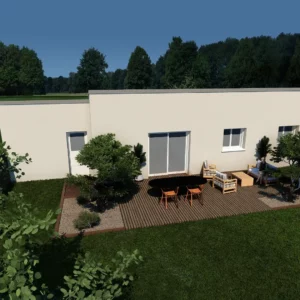 maison contemporaine Epure+ perspective 2