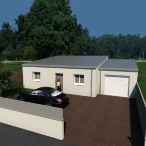 maison contemporaine Origine+ perspective 1