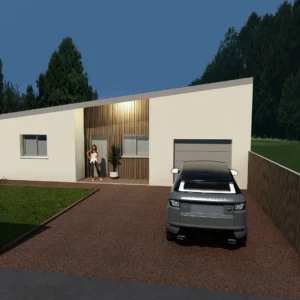 maison contemporaine Oria perspective 1