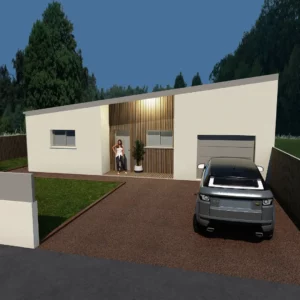 maison contemporaine Oria perspective 1