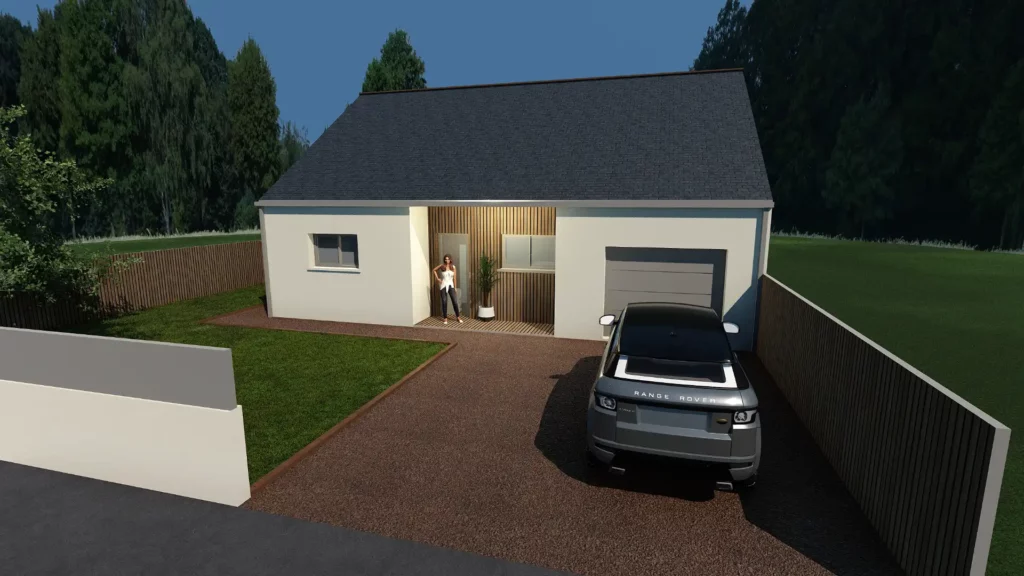 maison traditionnelle Oria perspective 1