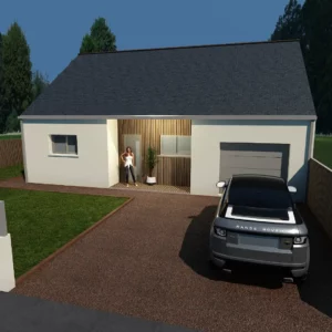 maison traditionnelle Oria perspective 1