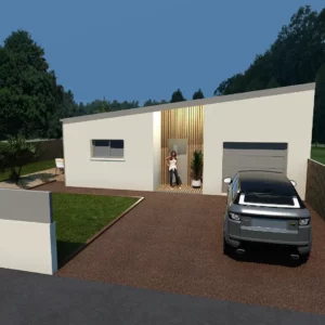 maison contemporaine Orizon perspective 1